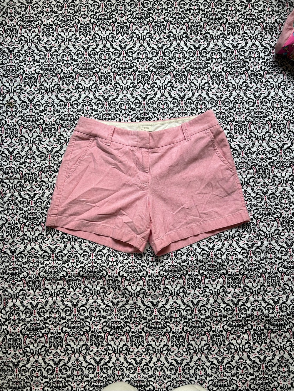 J. Crew Light Pink Cotton Chino Bermuda Shorts